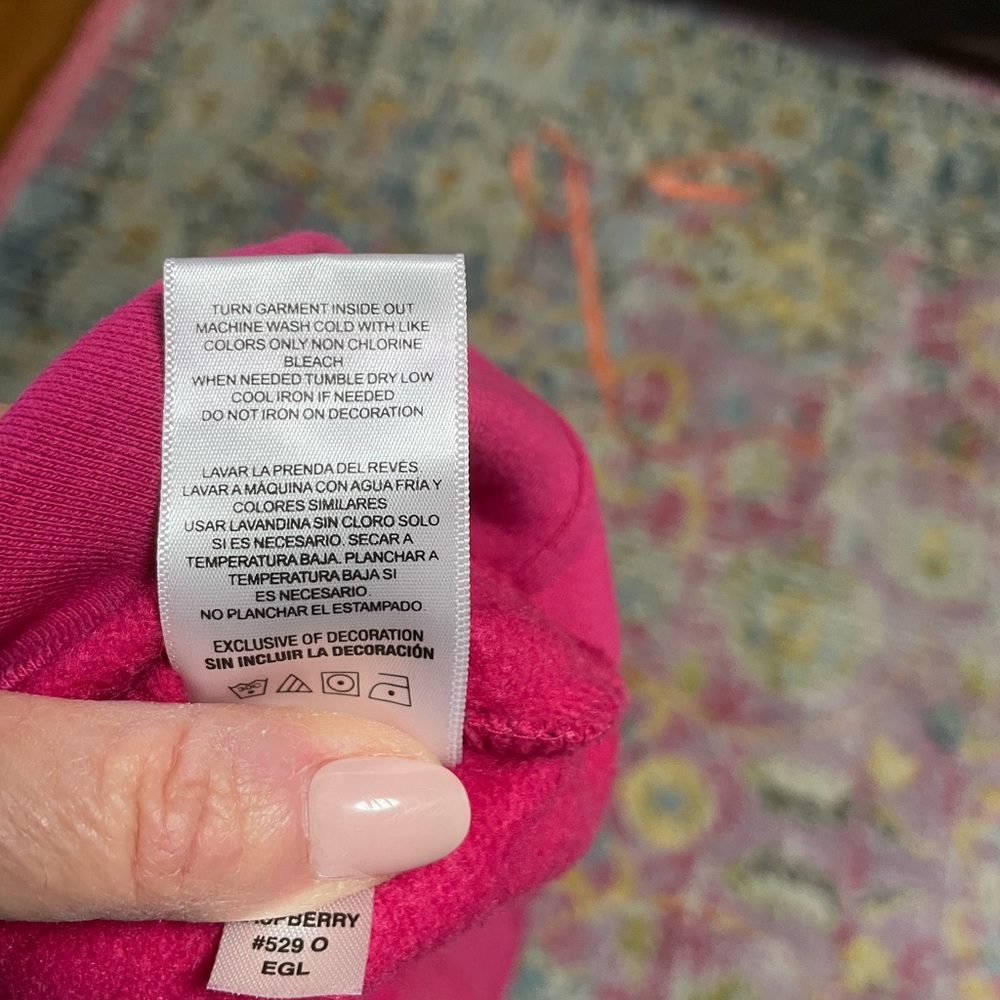 Champion Women’s Vibrant Pink Crewneck Sweatshirt - Picture 11 of 12